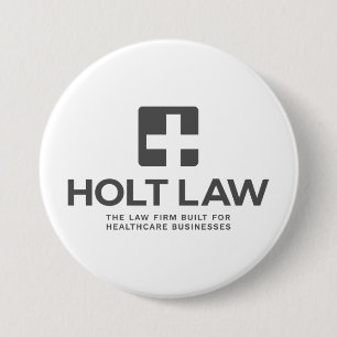 Holt Law Grått Circle Button Pin Knapp