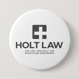 Holt Law Grått Circle Button Pin Knapp