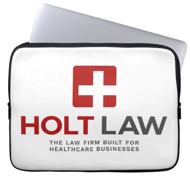 Holt Law Neoprene-datorfodral (Röd) Laptop Fodral (Framsidan)