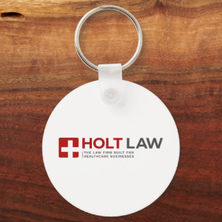 Holt Law Round Keychain Nyckelring