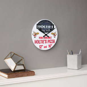 HOLTIES PIZZA RUND KLOCKA