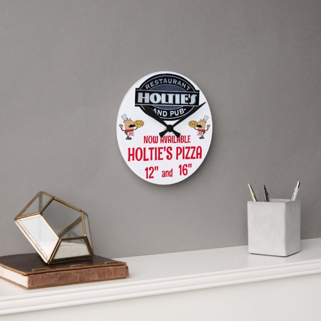 HOLTIES PIZZA RUND KLOCKA (Kontor)