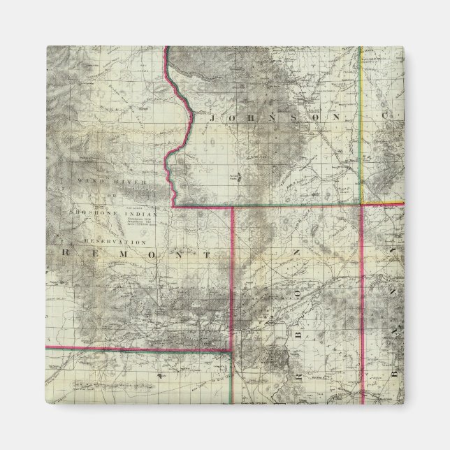Holts nya Karta, Wyoming Magnet (Framsidan)