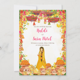 Holud inbjuder Haldi inbjudningar & Haldi inbjuder