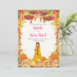 Holud inbjuder Haldi inbjudningar & Haldi inbjuder