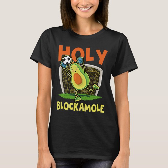 Holy Blockamole Fotboll Blockerar Tröja Rolig Avok (Framsida)