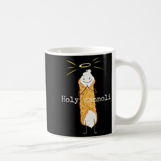 Holy Cannoli Funny Quote Italian American Gift Sic Kaffemugg (Höger)
