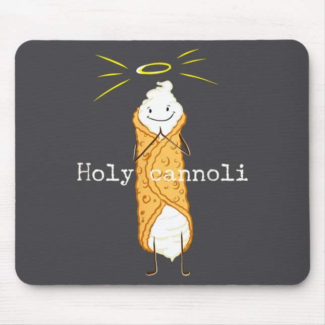 Holy Cannoli Funny Quote Italian American Gift Sic Musmatta (Framsidan)