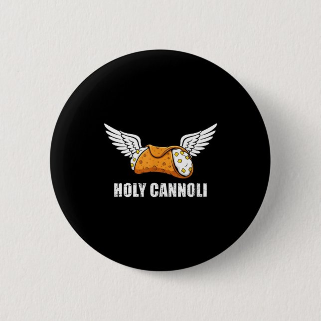 Holy Cannoli Tri-blend Funny Quote  Knapp (Framsida)