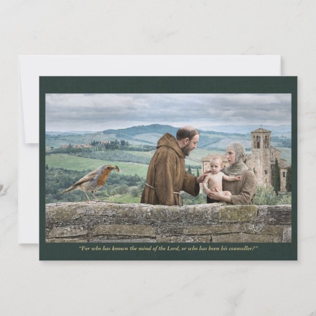 Holy Card | Saint Francis with Bonaventure Inbjudningar (Framsida)