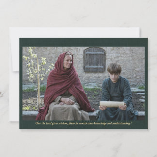 Holy Card | Saint Ludmila with Wenceslaus Inbjudningar