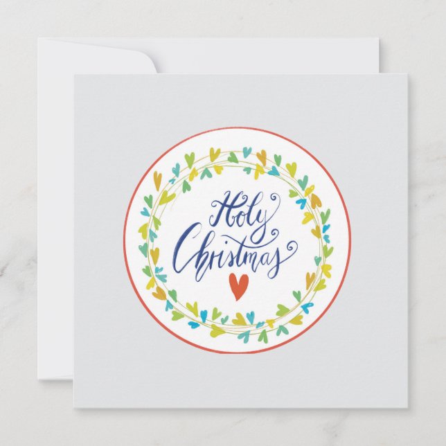 holy christmas card kort (Framsida)
