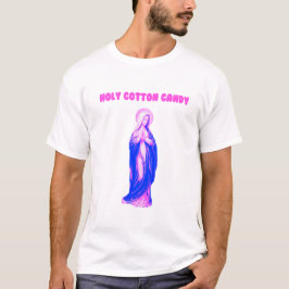 Holy Cotton Candy Vierge Marie Rose et Bleue T Shirt