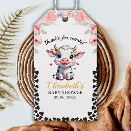 Holy Cow , Cute Cow Baby shower  Presentetikett