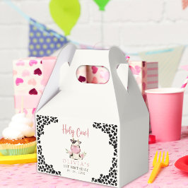 Holy Cow - First Birthday Girl Cow Theme Presentaskar