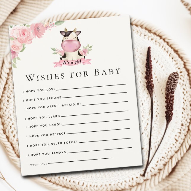 Holy Cow It's a Girl Cute Cow Baby shower (Skapare uppladdad)