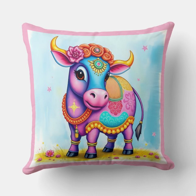 Holy Cows in Diwali Disguise Kudde (Baksida)