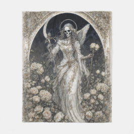 Holy Death Santa Muerte Fleecefilt