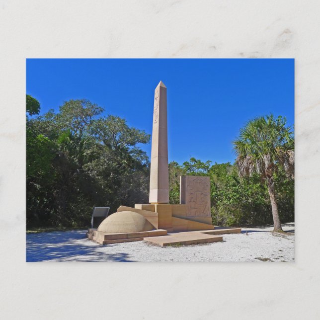 Holy Eucharist Monument De Soto National Memorial Vykort (Framsida)