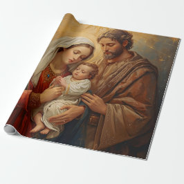 Holy Family Christmas Wrapping Paper For gift pack Presentpapper