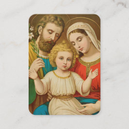 Holy Family Prayer Card with Family Blessing Placeringskort