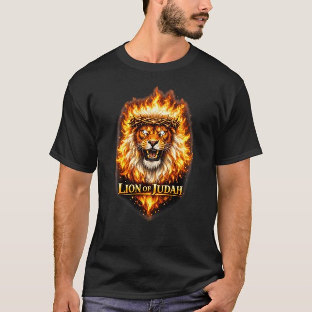 Holy Fire - Lejonet från Juda T-shirt (Framsida)
