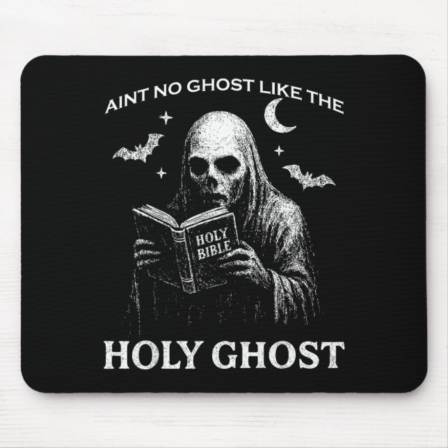 Holy Ghost Creepy Realistic Distressed Halloween B Musmatta (Framsidan)