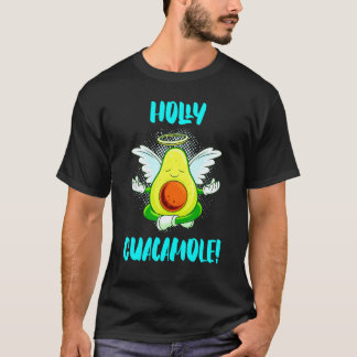 Holy Guacamole Ängel Religion Vegan Avokado T Shirt