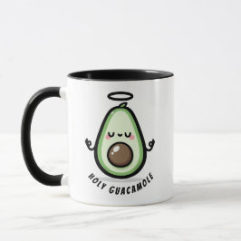 Holy Guacamole Cute Avocado – Funny Pun  Mugg