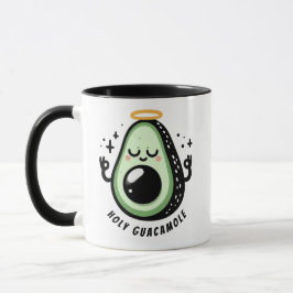  Holy Guacamole Zen Avocado – Mindful Morning  Mugg