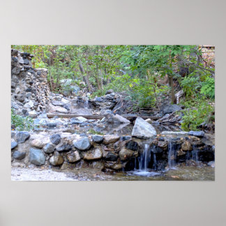 Holy Jim Creek Cascade - Orange County, Kalifornie Poster