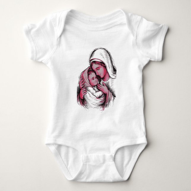 Holy Mary - Nossa Senhora T Shirt (Framsida)