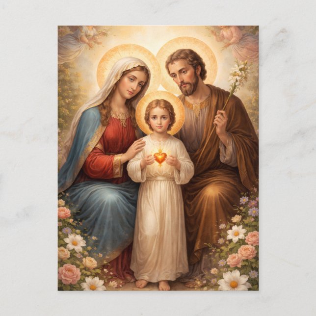 Holy Mother of God – Divine Love & Protection´10 Helg Vykort (Framsida)