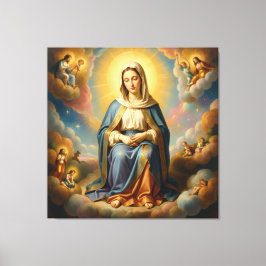 Holy Mother of God – Divine Love & Protection´7 Canvastryck