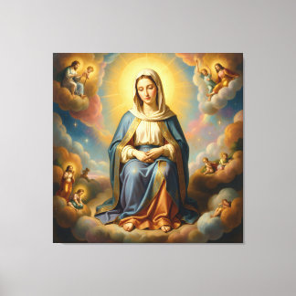 Holy Mother of God – Divine Love & Protection´7 Canvastryck