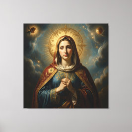 Holy Mother of God – Divine Love & Protection´9 Canvastryck
