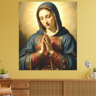 Holy Mother of God – Divine Love & Protection Canvastryck