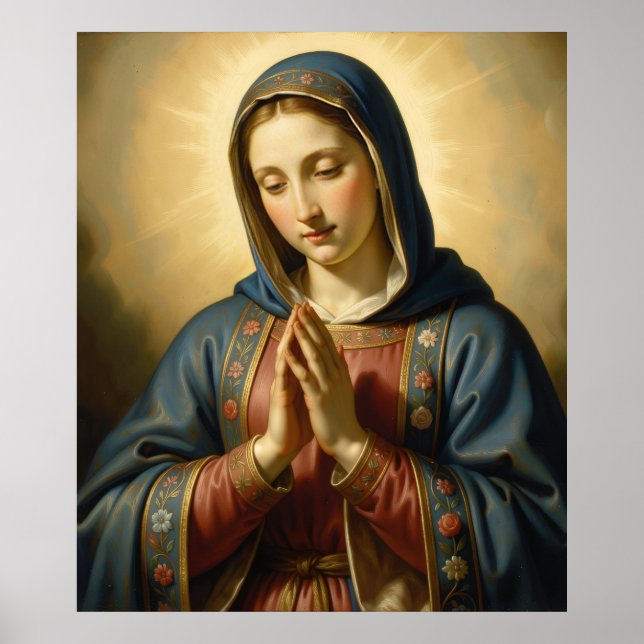 Holy Mother of God – Divine Love & Protection Poster (Framsidan)