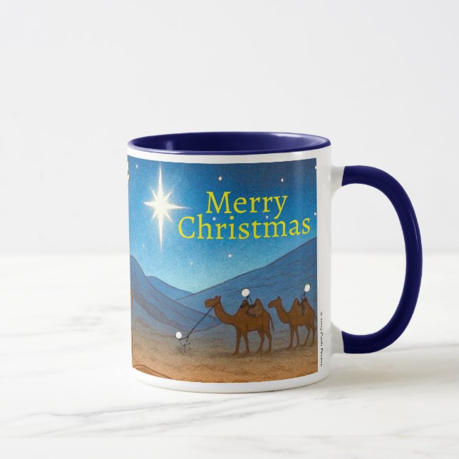 Holy Night Selfie Christmas 11 oz Coffee Mug Mugg (Höger)