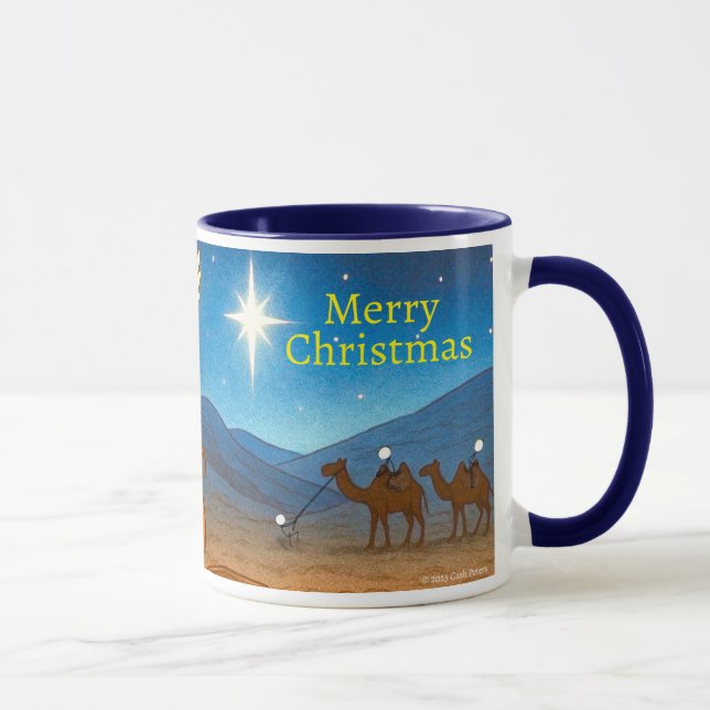 Holy Night Selfie Christmas 11 oz Coffee Mug Mugg (Höger)