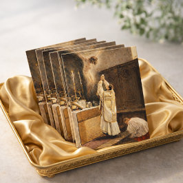 Holy Sacrifice of the Mass Catholic Priest Vykort