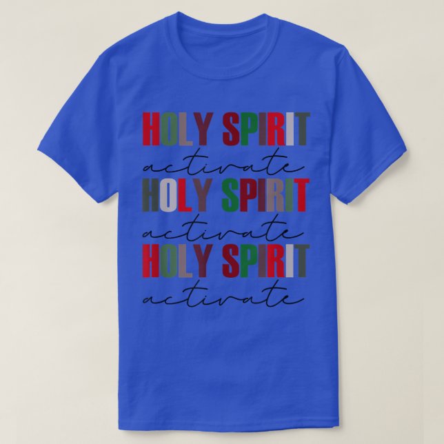 Holy Spirit Activate Sweet Christmas  T Shirt (Design framsida)