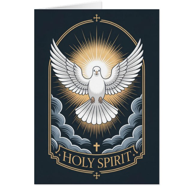 Holy Spirit Hälsningskort (Framsidan)