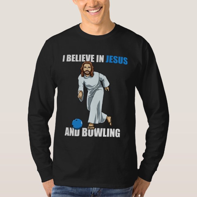 Holy Strike  Bowling Jesus  1 T Shirt (Framsida)
