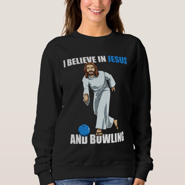 Holy Strike  Bowling Jesus  2 T Shirt (Framsida)