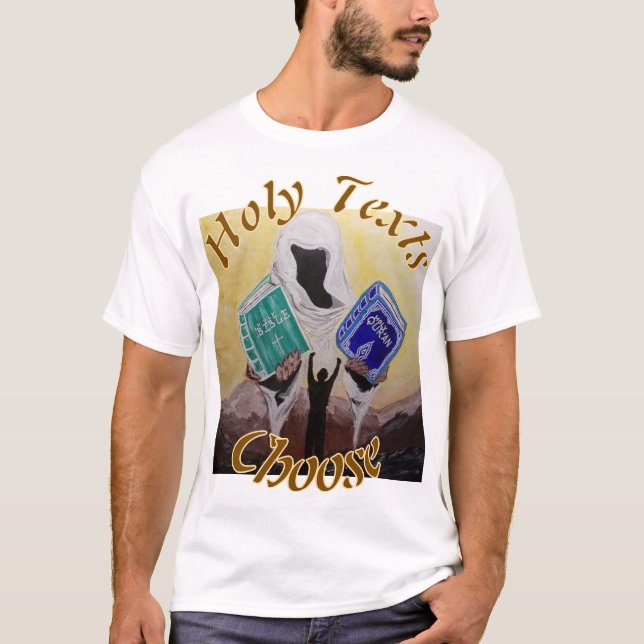 Holy Texts T-shirt (vit) (Framsida)