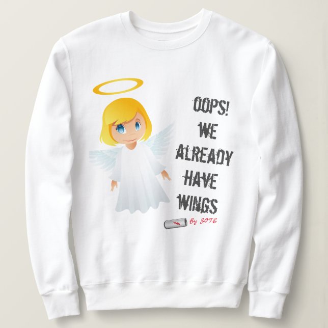 HOLY WINGS T SHIRT (Design framsida)