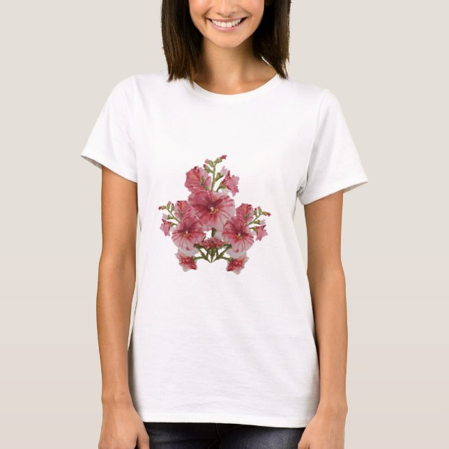 Holyhock bouquet t shirt (Framsida)