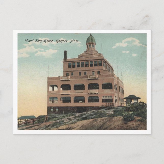 Holyoke MORSA, Mount Tom House, 1905 Vykort (Framsida)