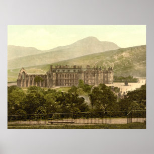 Holyrood Palace, Edinburgh, Skottland Poster